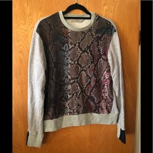 Preen by Thornton Bregazzi raglan snake sweatshirt